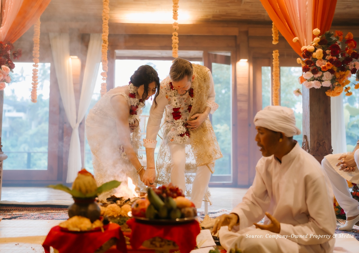 Indian Wedding at Kamandalu Ubud Bali