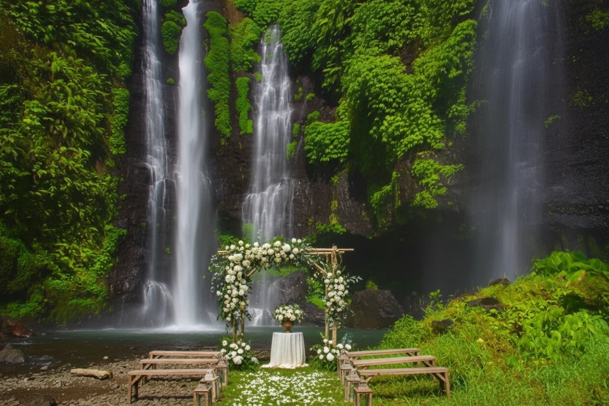 Watterfall Wedding Venue in Bali