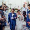 Wedding Couple Flower Shower