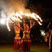 fire dance wedding reception prama 