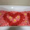 Villa jerami bath tube with flower for honeymoon 