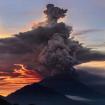 dragon head view of mount agung 