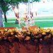 chandelier in a Bridal Table 