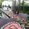 Dinner reception at Main Pool 