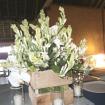 vintage flower centerpiece