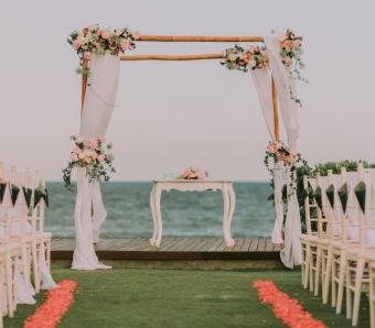 Wedding pergola the Royal Purnama 