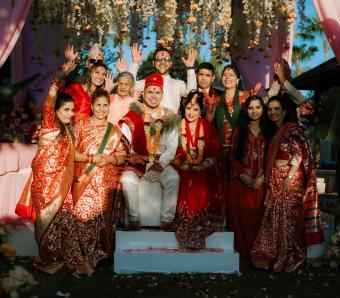 Hindu-Nepal Wedding Ceremony in Bali