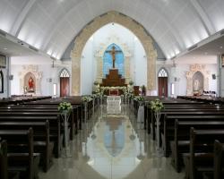 Catholic Church Maria Bunda segala Bangsa wedding 