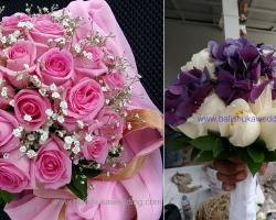 Bali Shuka Wedding - Round Rose Bouquet