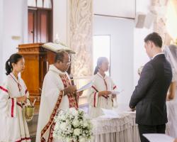 Wedding ceremony catholic church MBSB