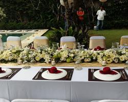 Flower Centerpiece Bridal Table