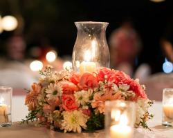 Flower Centerpiece Guest Table