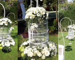 standing flower cage 