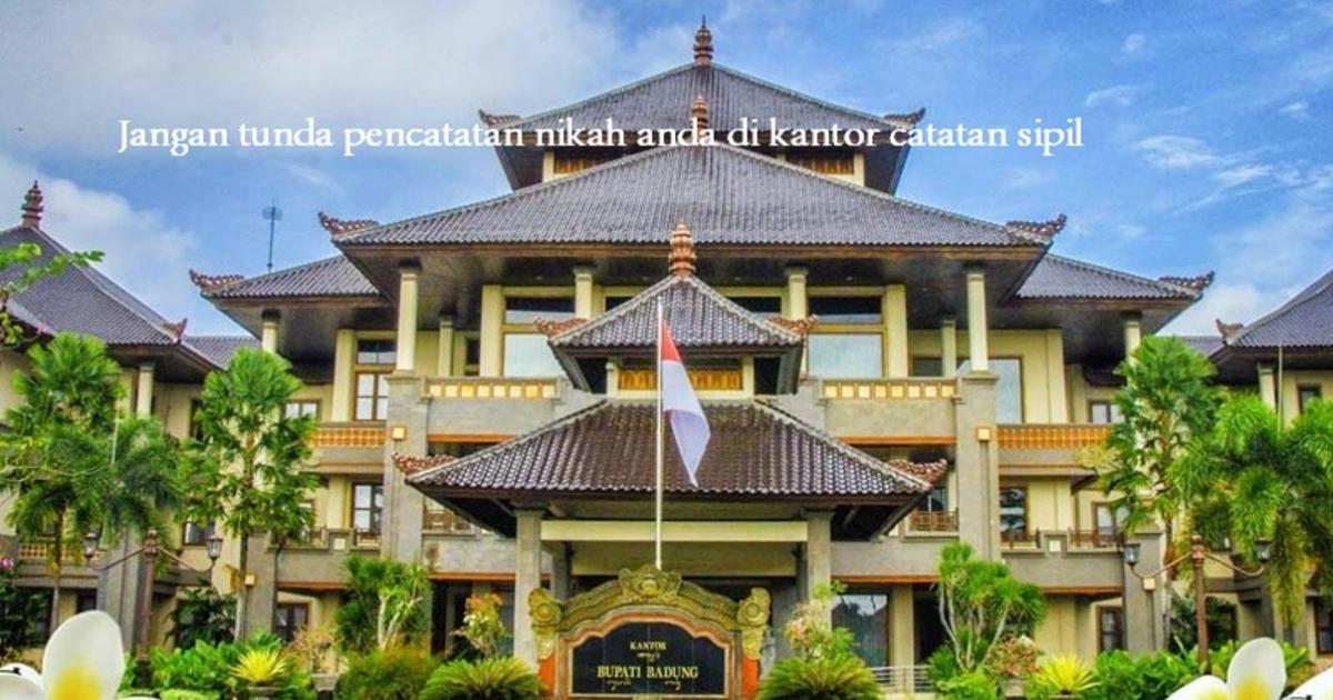 Pendaftaran nikah catatan sipil