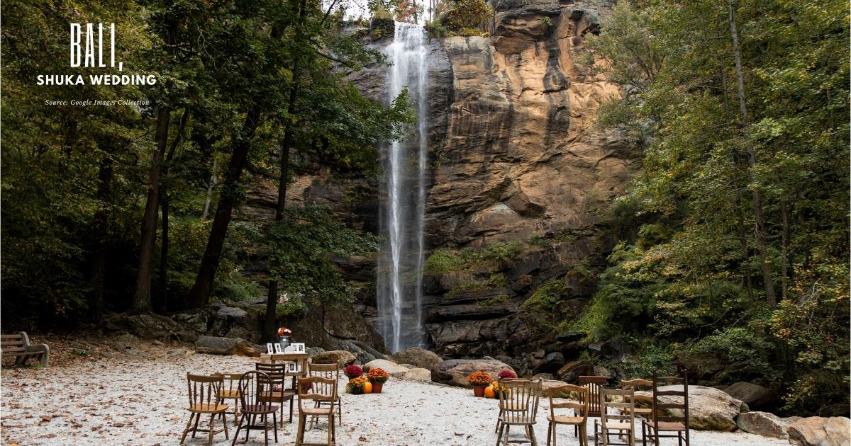 Waterfall Wedding Venue in Bali