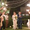 Wedding Couple surrounded by Sparklers 