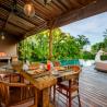 Villa Shalimar Cantik poolside dining